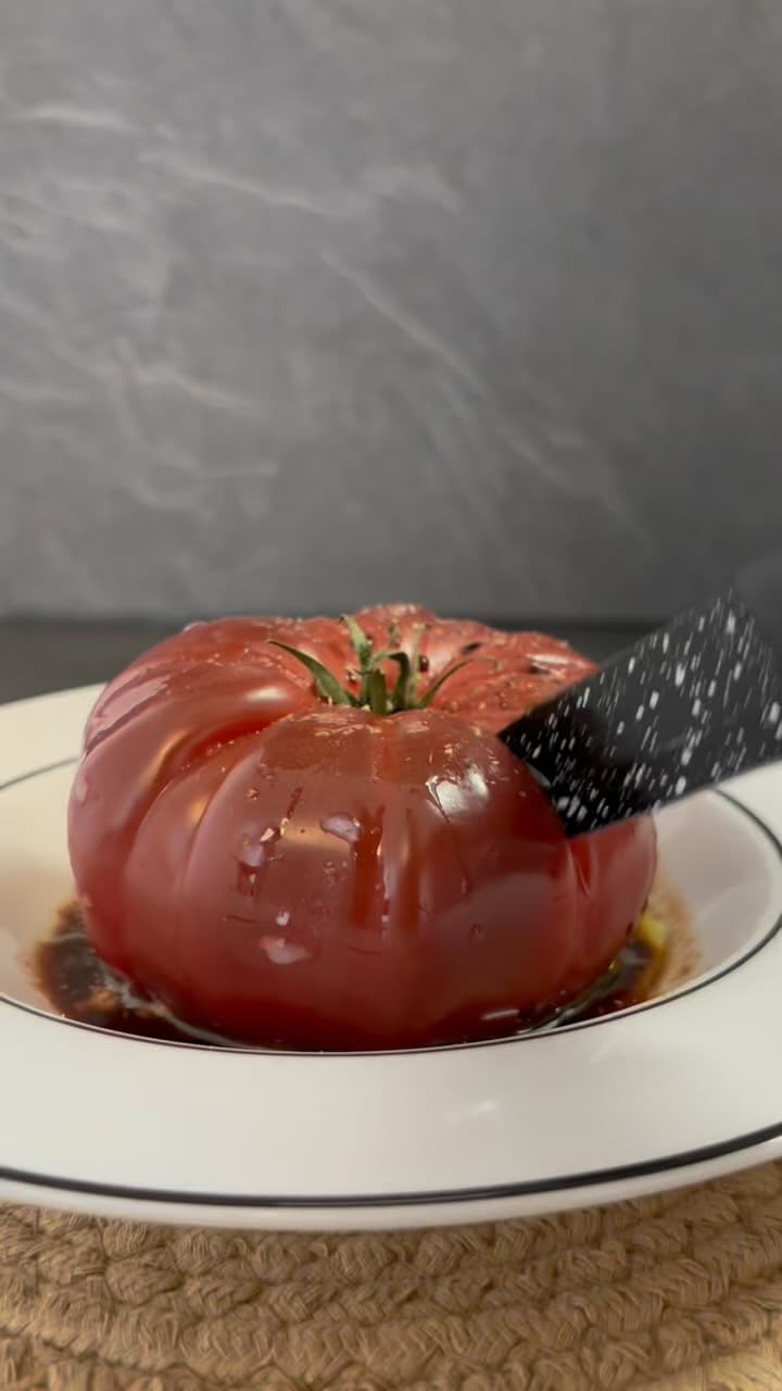 Recette Salade de Tomates à la Burrata par Clementine Ancellin