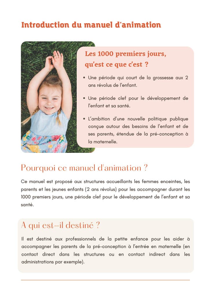 1000 premiers jours de vie